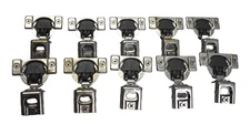 10 Pc 105-Degree 1-5/16 in. (35 mm) Overlay Soft Close Face Frame Cabinet Hinges
