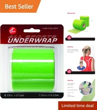 Easy-Tear Brite Green Athletic Tape, 2.75" x 21 Yards for Reliable Performance