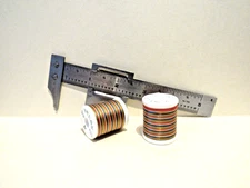 Rod Winding Thread - Gudebrods' - Nylon - Size "D" - Variegated - Vintage Nos!