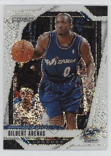 2024-25 Panini Prizm Legends White Sparkle Prizm Gilbert Arenas #275