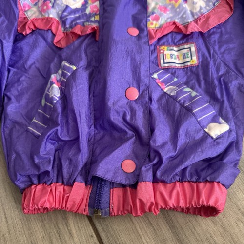 Girls Toddler Vintage Jordache 80’s 90’s Windbreaker Tracksuit 2 Piece Size 2T - Picture 4 of 14