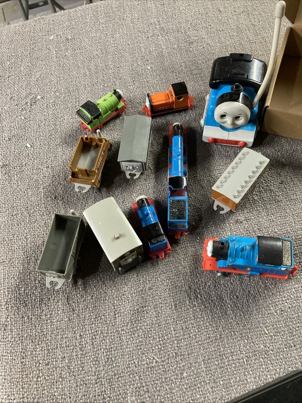 Lot Of 11 Toy Trains 