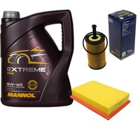 SCT Inspektionspaket 5L Mannol Extreme 5W-40 FüR Peugeot 307 1.6 16V 1.4