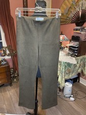 Tuckernuck Ashford pant in faux suede olive green Size Small Retail 128