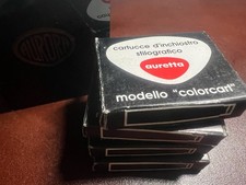 AURETTA cartucce penna stilografica AURORA 4 confezioni NERE 6 cartucce 24 pz