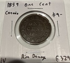 1859 Canadian Large Cent for sale | eBay