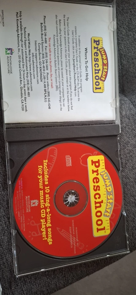 Rare JUMP START Kids Learning Games Songs PRE-K & PRE-SCHOOL PC CD ROM - Image 4 of 4