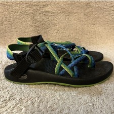 Chaco Z/1 Classic Women Sport Sandals Blue Green Tie Dye Vibram Sole Size 9