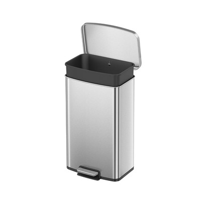Better Homes & Gardens Kitchen Trash Can, 13.2 Gallon Stainless Steel Step 