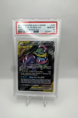 Muk & Alolan Muk GX (Full Art) 197/214 Sm-Unbroken Bonds Holo - Image 1 of 2