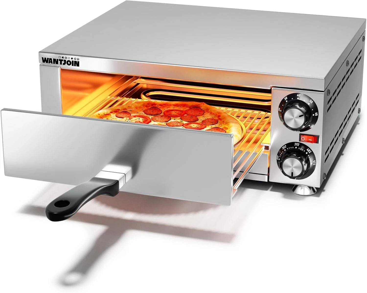 Pizza Oven Indoor Electric Pizza Ovens Countertop Stainless Steel Commercial
Opens in a new window o