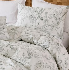 Duvet Cover Set King Size 100 Nature Cotton Reversible Botanical King Duvet ...