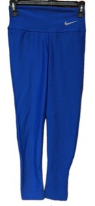 Women’s Size XS Compression Leggings W/ Nike Logo Workout Leggings Blue