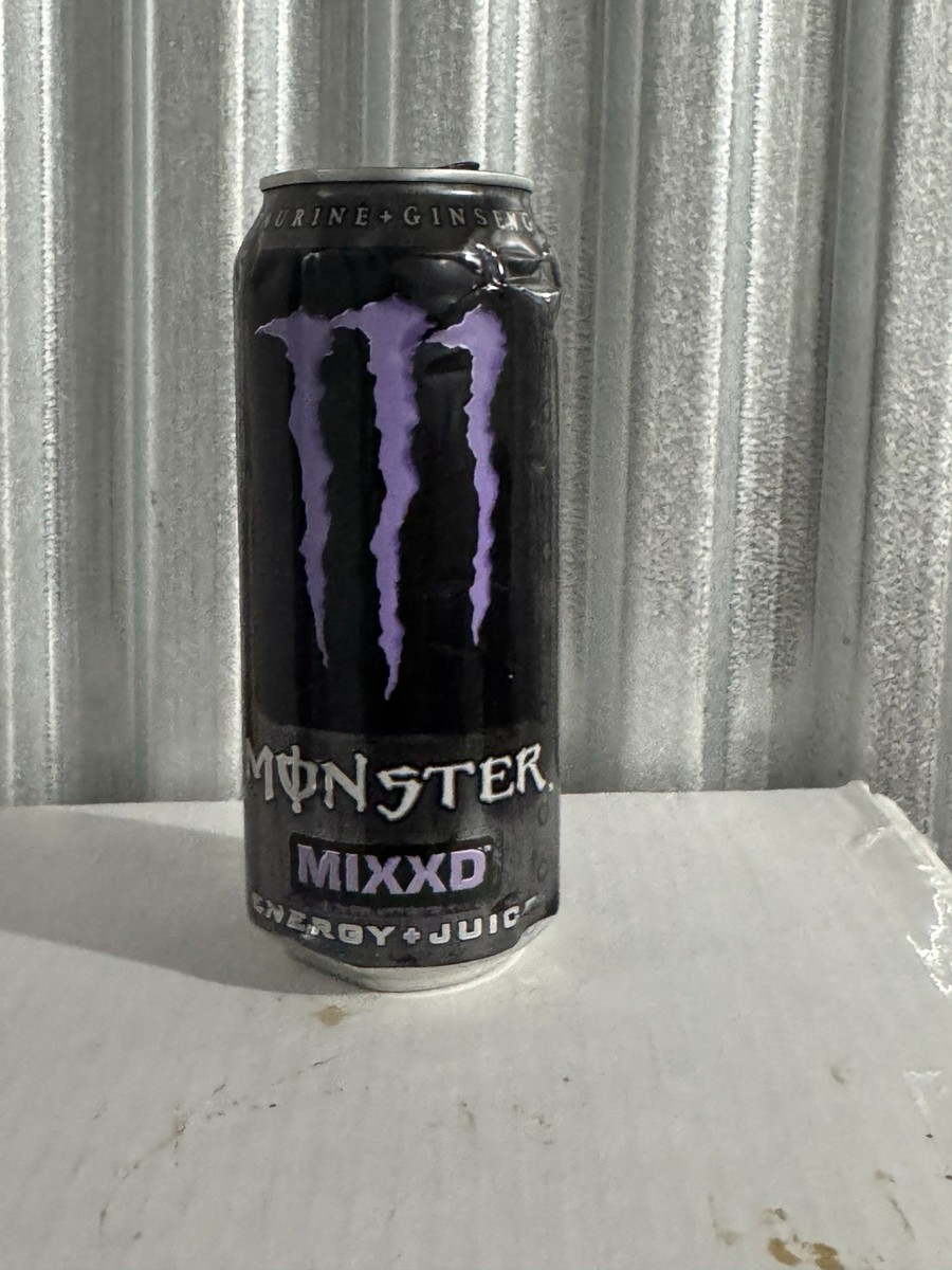 Monster Energy Drink Mixxd 16oz Empty With Dents Rare Collectors
