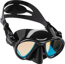 Cressi Metis Freediving Spearfishing Scuba Diving Mask - 2-Window Tempered