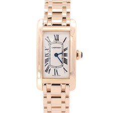 Cartier Tank 19mm White Dial Watch Ref# W2601...