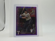 2025 tops update series, Blaine Crim  purple holo foil /250