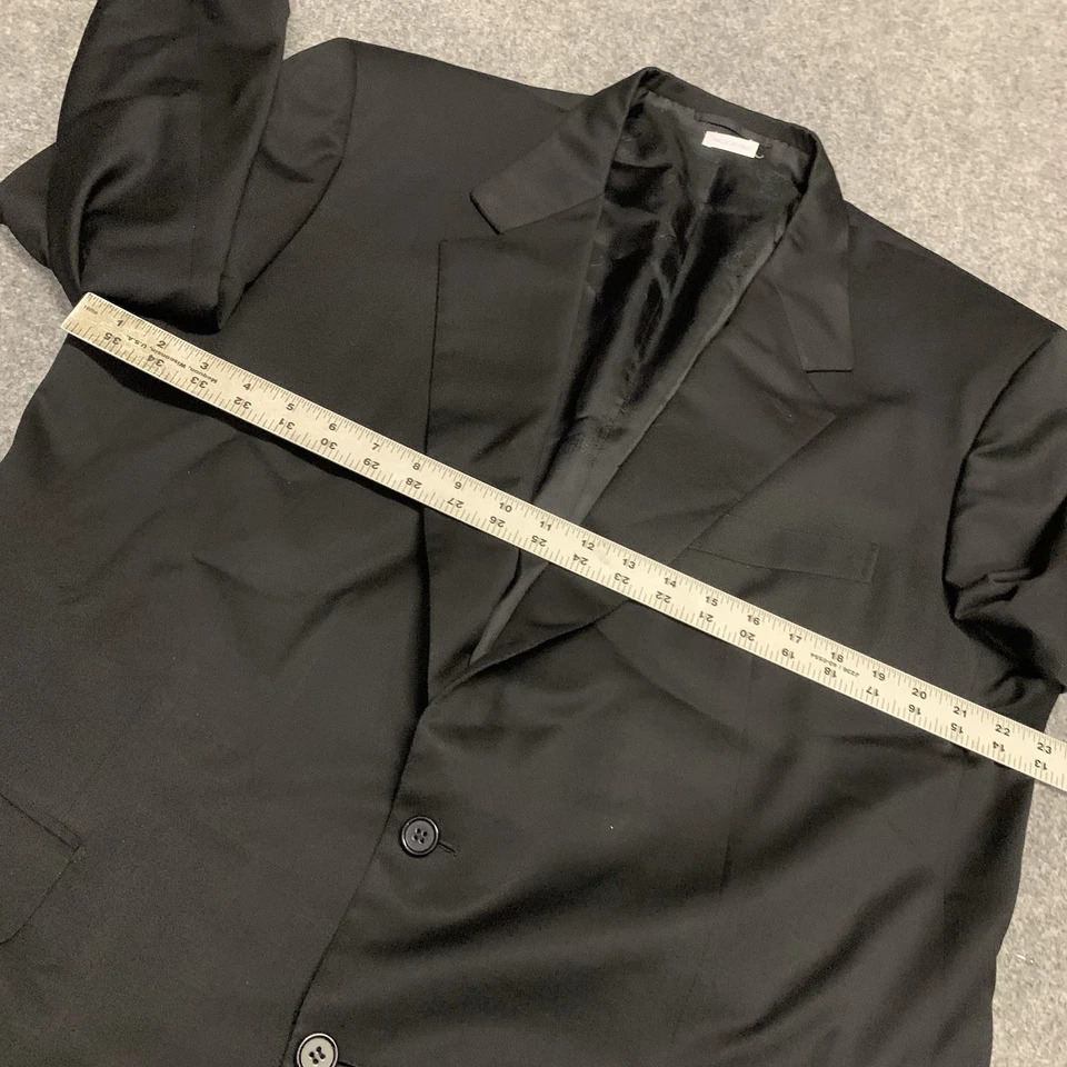 Blazer de hombre Brioni con botones 100 % lana traje chaqueta 46/56 negro Foto 4 de 4