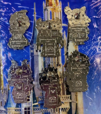 🔥2024 WDW Hidden Disney Pin Set of 6 Villains Disney Villains w
