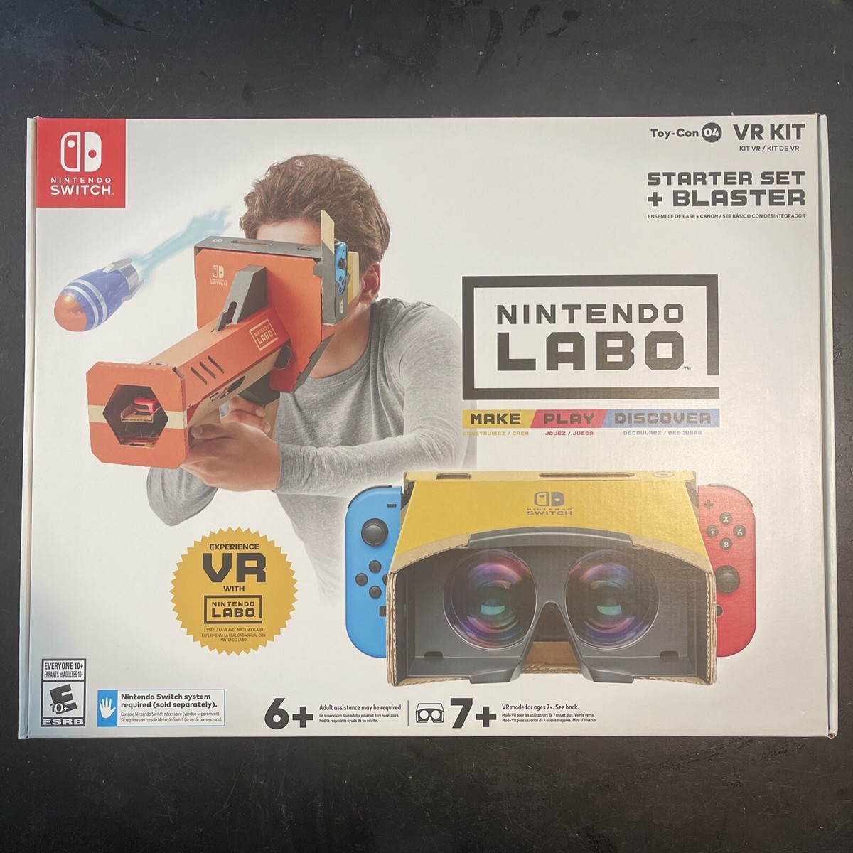 Nintendo Labo Toy-Con 04 VR Kit Starter Set (2019) + Blaster