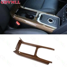 For Discovery Sport 15-19 Peach Wood Grain Central Console Gear Shift Water Cup