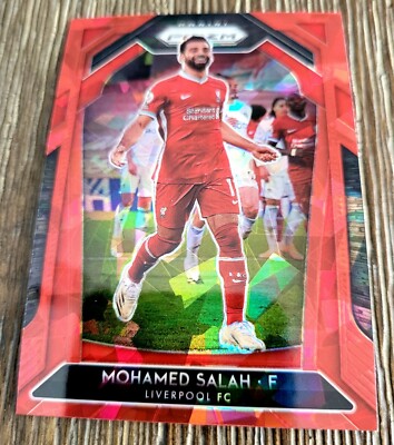 2020-21 Panini Prizm Premier League - Mohamed Salah #255 Red Ice