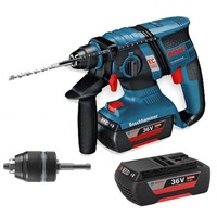 Bosch Gbh36vlicp 36v Sds Hammer Drill 2 X 2.0ah Li-ion L-boxx Bosch Gbh36vlicp 36v Sds Hammer Drill 2 X 2.0ah Li-ion L-boxx