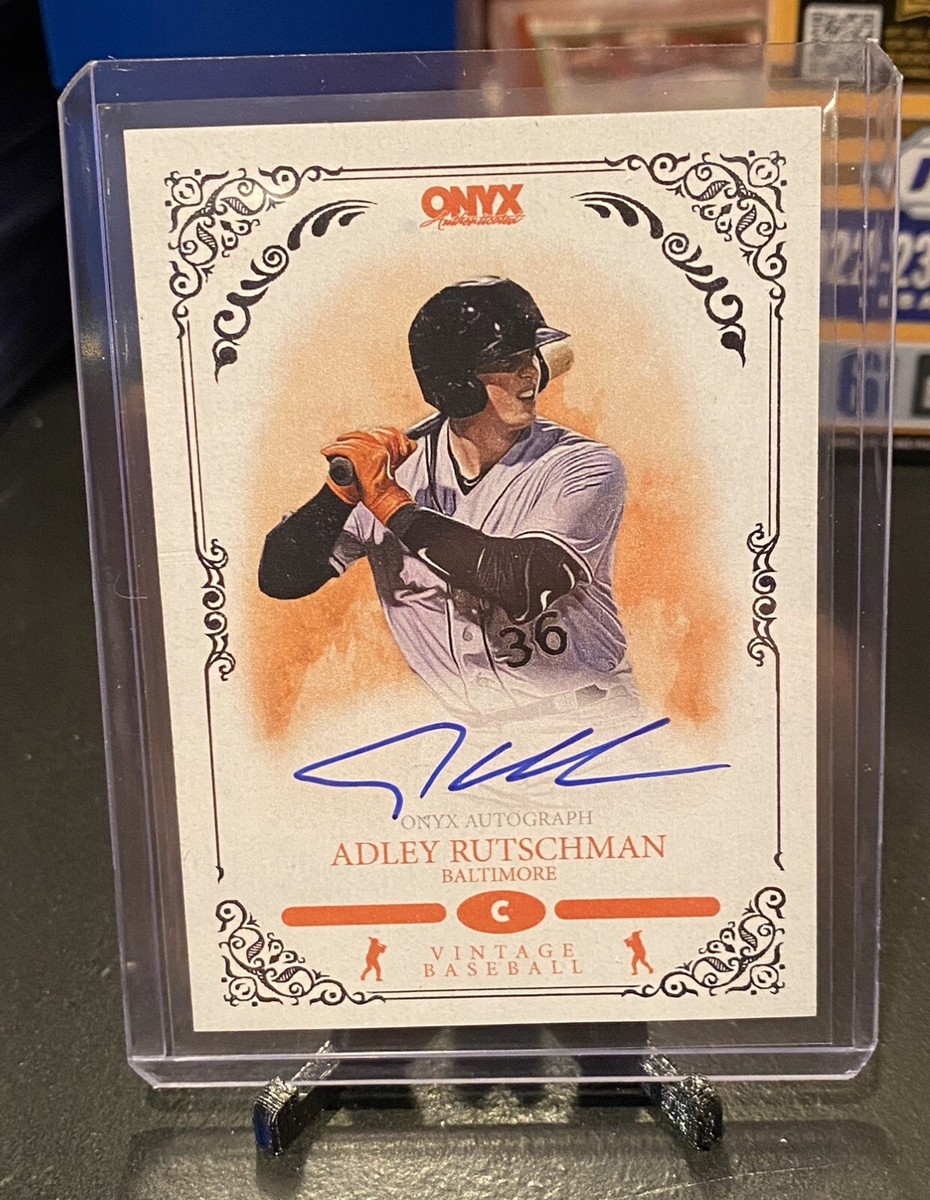 Adley Rutschman 2022 Onyx Vintage Blue Auto VAAR Baltimore Orioles