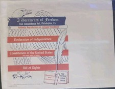 3 Documents of Freedom Constitution, Declaration of Independence,Bill of Rights