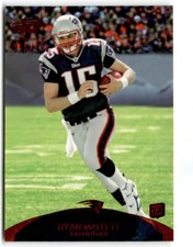 2011 Ryan Mallett Topps Prime Rookie Red 058/499 - New England Patriots