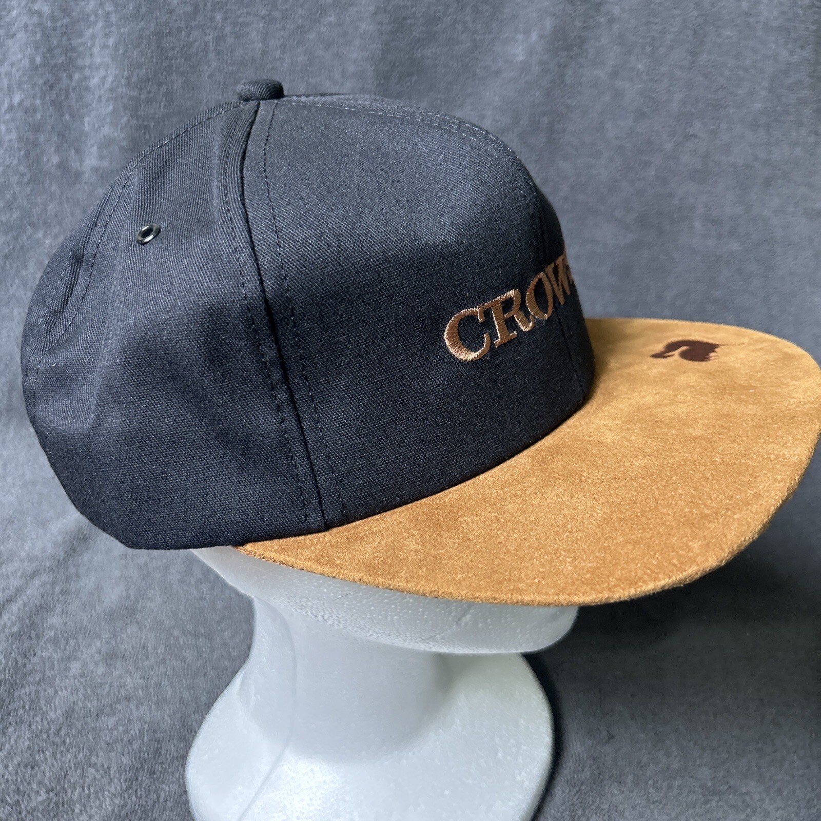 Crow’s Snapback Hat Men’s Adjustable Cap Black Br… - image 3