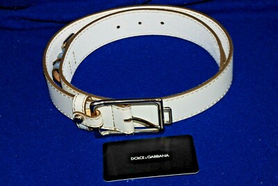 NEU ! Dolce Gabbana D&G Leder Gürtel belt S M 80 cm x 3,5  NEU NEW leather 219 