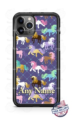 Cute Unicorn Collage Customized Phone Case For iPhone Samsung S20 LG Google 4XL