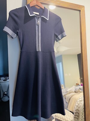sandro blue white dress SANDRO main image 0