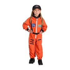 Aeromax Kids NASA Astronaut Costume Orange 4/6