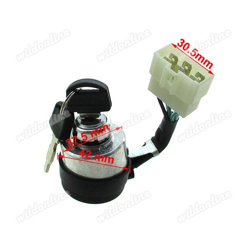 PORTABLE 6-WIRE ON Off Ignition Key Switch Fit For Chinese Gas - Foto 5