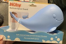 Nuby Bathtub Safety Spout Guard - Compatible with Most Standard Faucets - BPA...