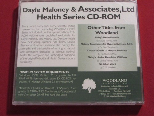 HEALTH SERIES COMPLETE UNABRIDGED ONE-STOP RESOURCE NATURAL INFORMATION CD-ROM - Picture 4 of 7