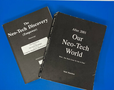 Our Neo-Tech World & Discovery, Zon Power, Lot of 2 Books, Wallace, Hamilton