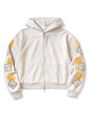 ASK availability First) Kapital Fleece ZIP UP GYM Hoodie (PECKISH