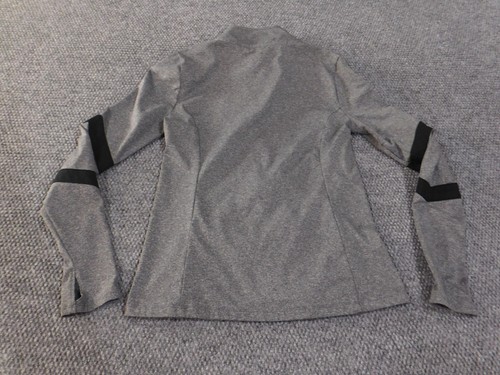 Victoria Secret Pink Sweatshirt medium gray 1/4 zip stretch performance - Picture 6 of 9