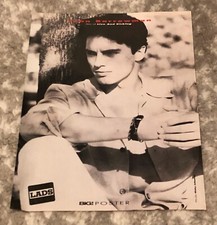 JOHN BARROWMAN 1 Page Magazine Poster
