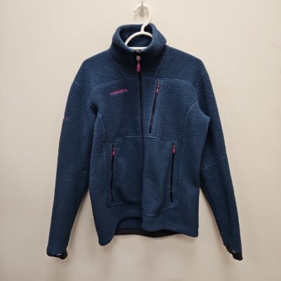 Norrona Trollveggen Warm2 Space Blue Thermo Polartec Fleecejacke Damen XL