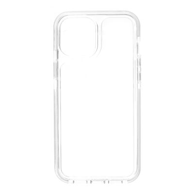iHome 2IHPC1111W9W2 Velo Silicone Impact Case for iPhone 13 Pro, Clear/White