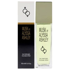 Musk by Alyssa Ashley for Women - 3.4 oz Cologne Spray