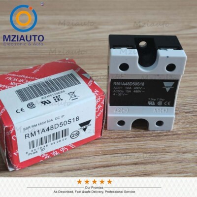 1PCS New For Carlo Gavazzi RM1A48D50S18 SSR Solid State Relay 4-32V US Stock