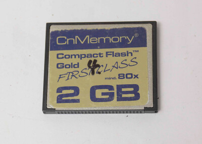 CnMemory Compact Flash Gold 80x  2GB  Nr.732