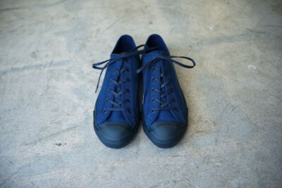 DOEK SHOE INDUSTRIES COURT ECRU INDIGO INDIGO KURUME JAPAN - Main Image