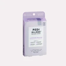 Voesh Pedi In A Box Deluxe 4 Step Pedicure Lavender Relieve 1 Case (50 Packs)