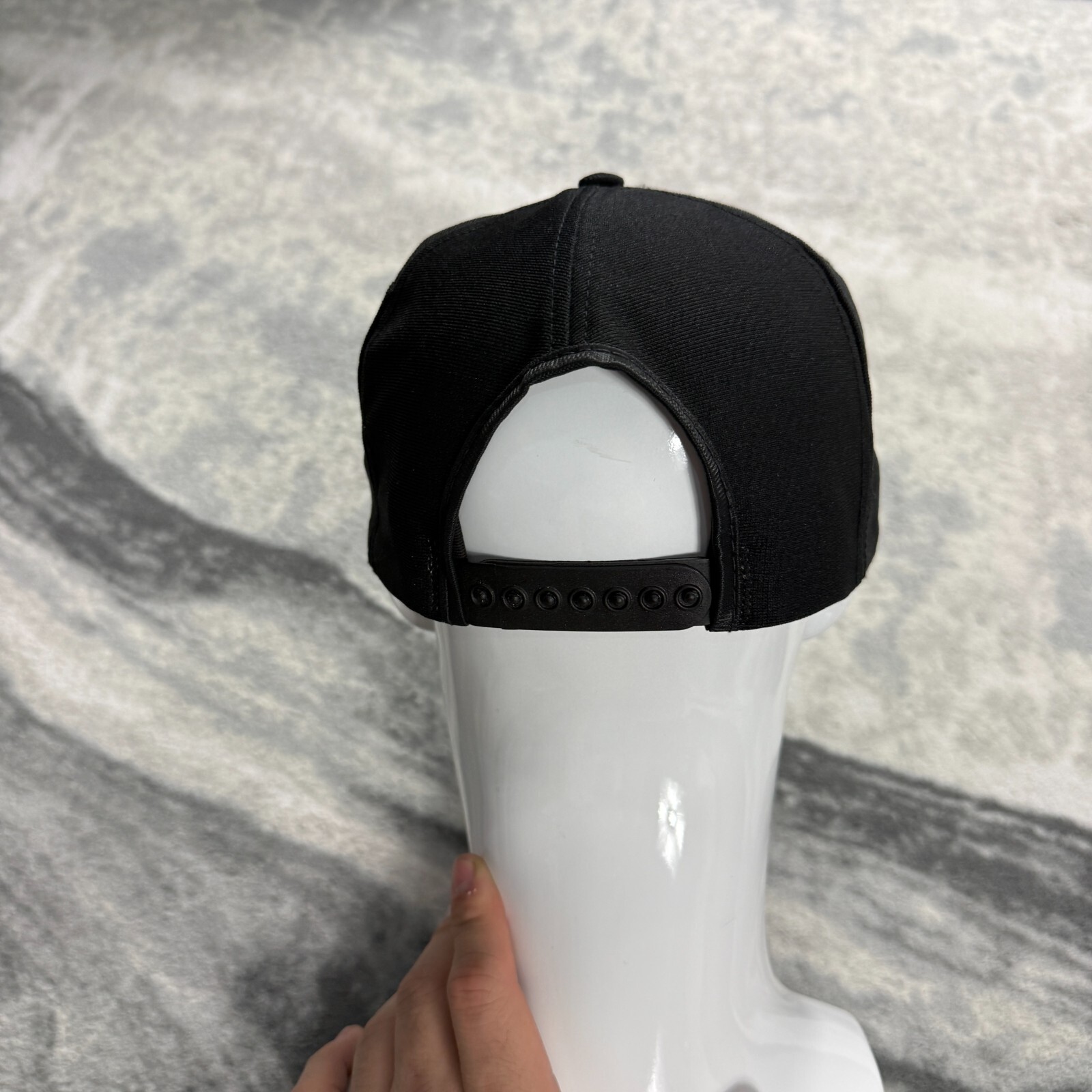Vintage SAINTS New Era 90's Pro Design Re-Inforced Black Adjustable Snapback Cap image 3